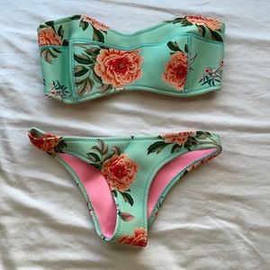 Triangl swim top S++ for 32D and bottom in xs